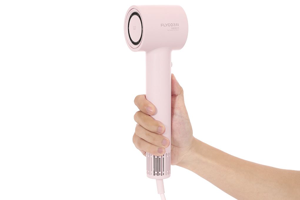 Máy sấy tóc tốc độ cao Flyco FH6370 Màu Hồng phấn