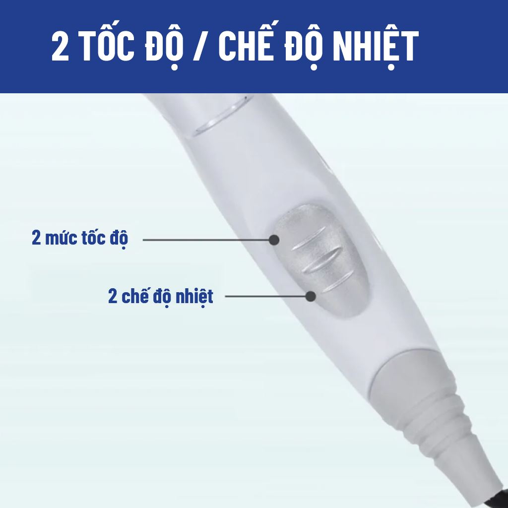 Máy sấy tóc Hyundai HC-123-WH Màu Trắng
