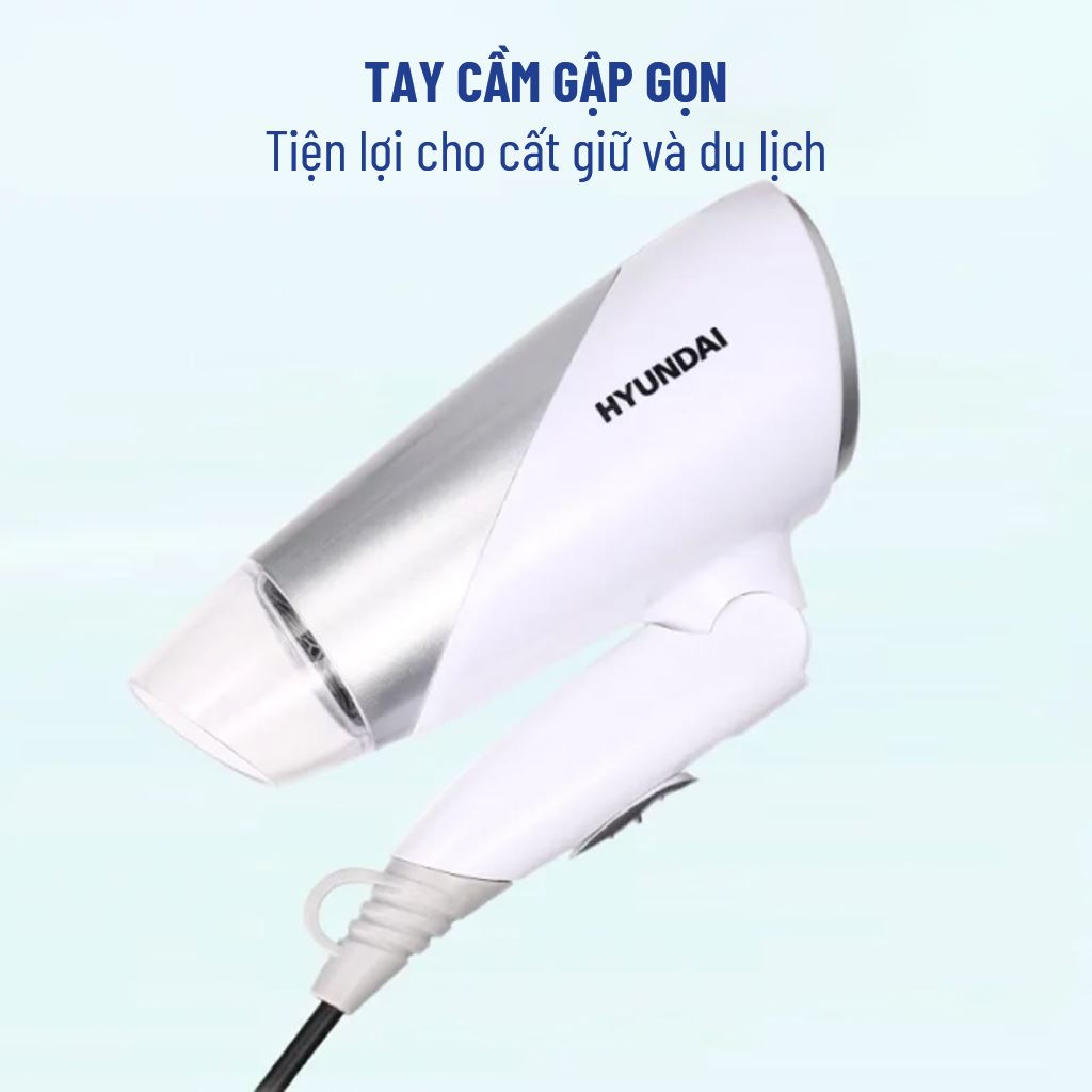 Máy sấy tóc Hyundai HC-123-WH Màu Trắng