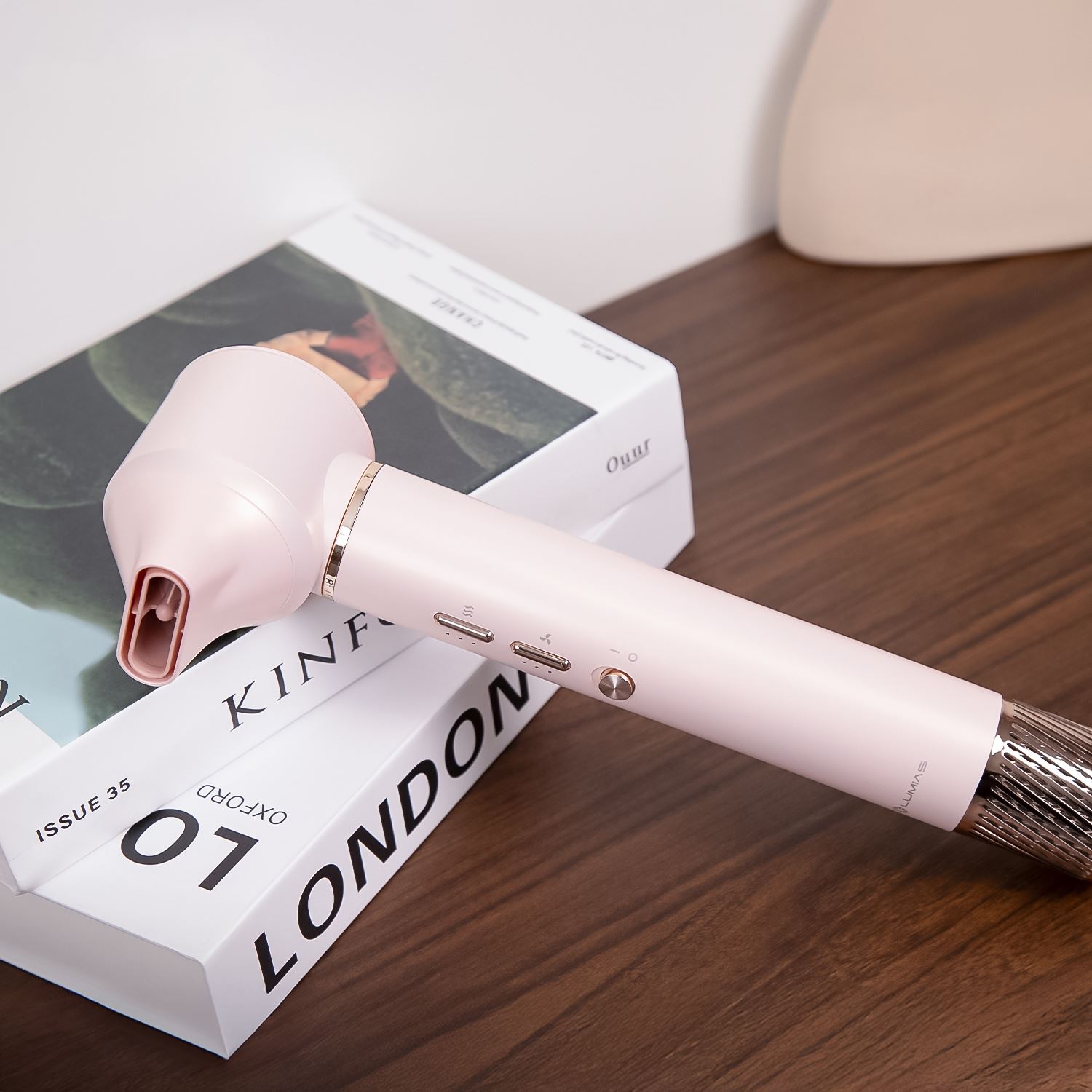 Máy sấy tóc tốc độ cao LUMIAS HDL-200M Hồng Màu Hồng