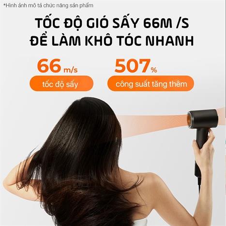 Máy sấy tóc tốc độ cao Uwant H100 Trắng Màu Trắng