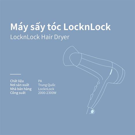 Máy sấy tóc Lock&Lock ENA146BLK Màu Đen
