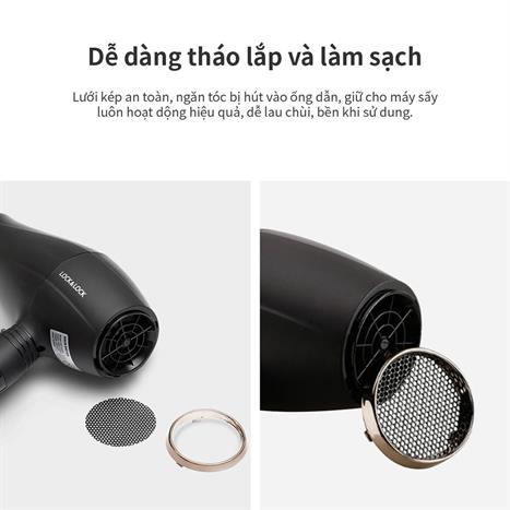 Máy sấy tóc Lock&Lock ENA146BLK Màu Đen