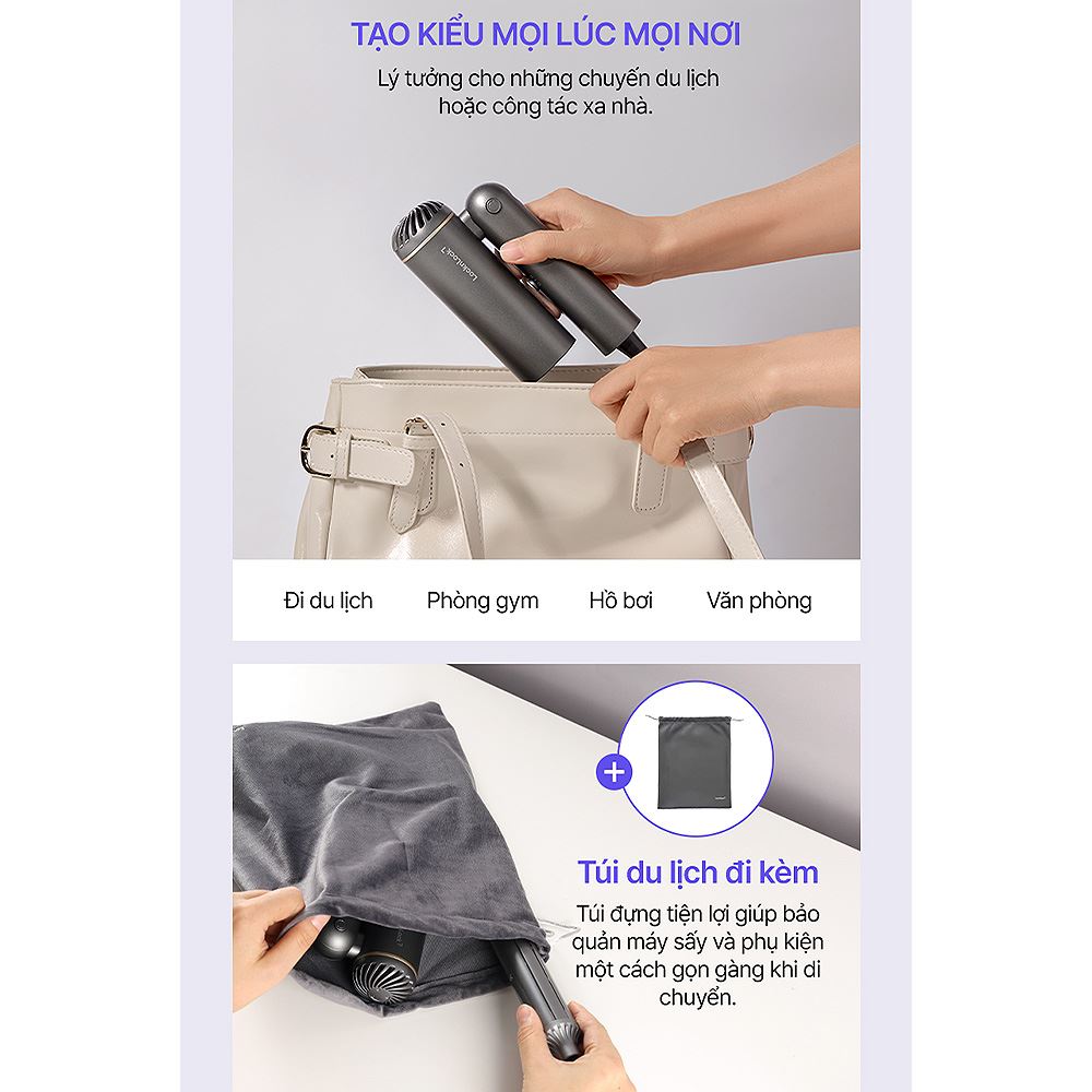 Máy sấy tóc tốc độ cao Lock&Lock ENA626GRY - 17