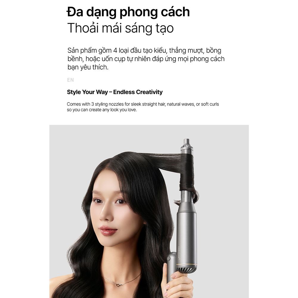 Máy sấy tóc tốc độ cao Lock&Lock ENA626GRY - 8