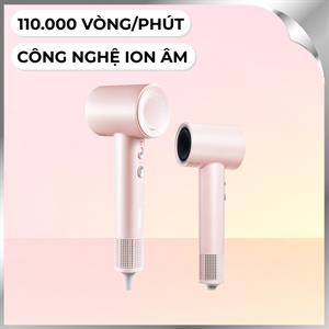 Máy sấy tóc tốc độ cao 1600W POVOS PH9909 Hồng
