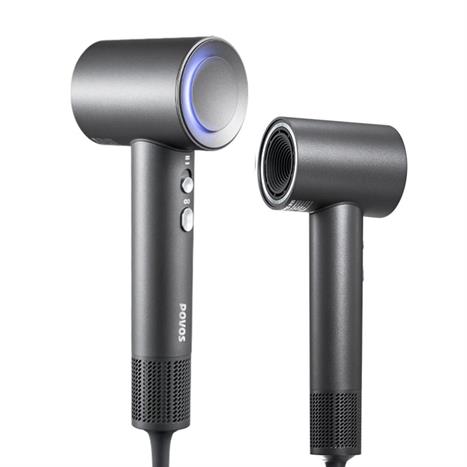 Máy sấy tóc tốc độ cao 1600W POVOS PH9909 Đen