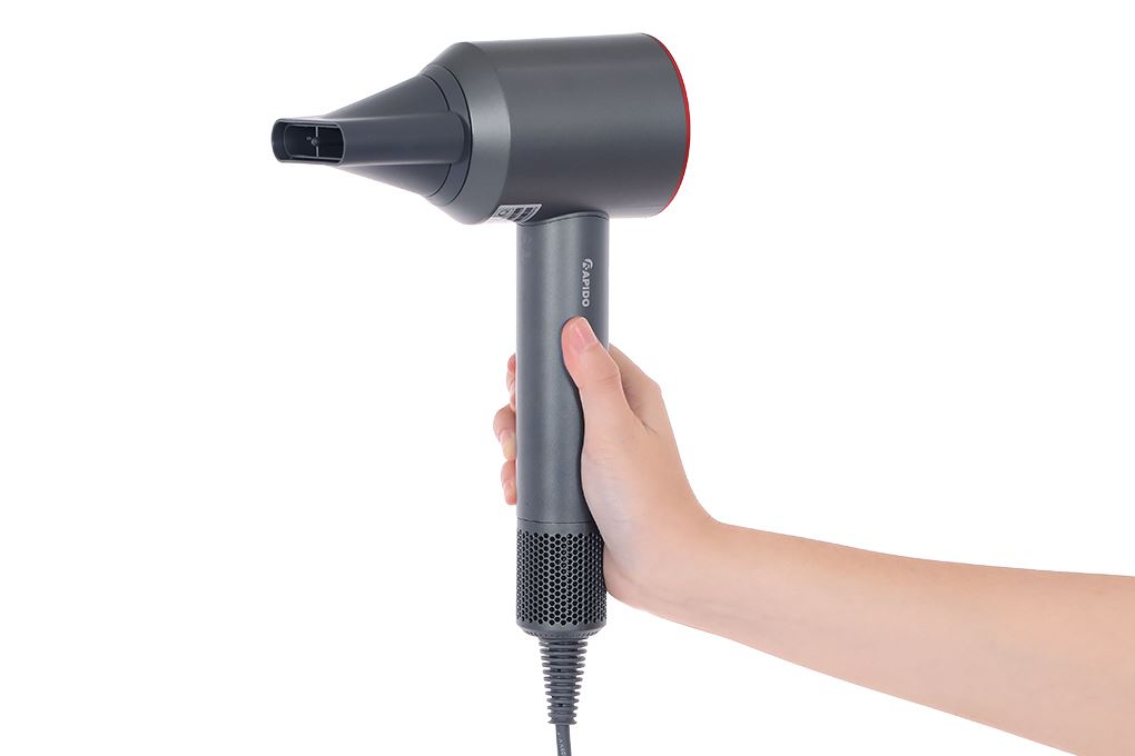 Máy sấy tóc tốc độ cao Rapido RHD-1400LM Màu Đỏ