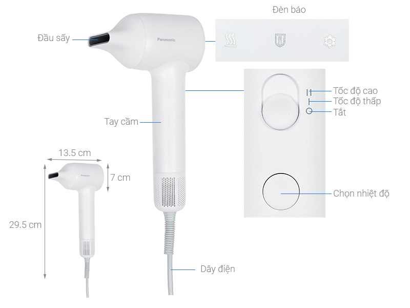 Máy sấy tóc Panasonic EH-NE8M-W442