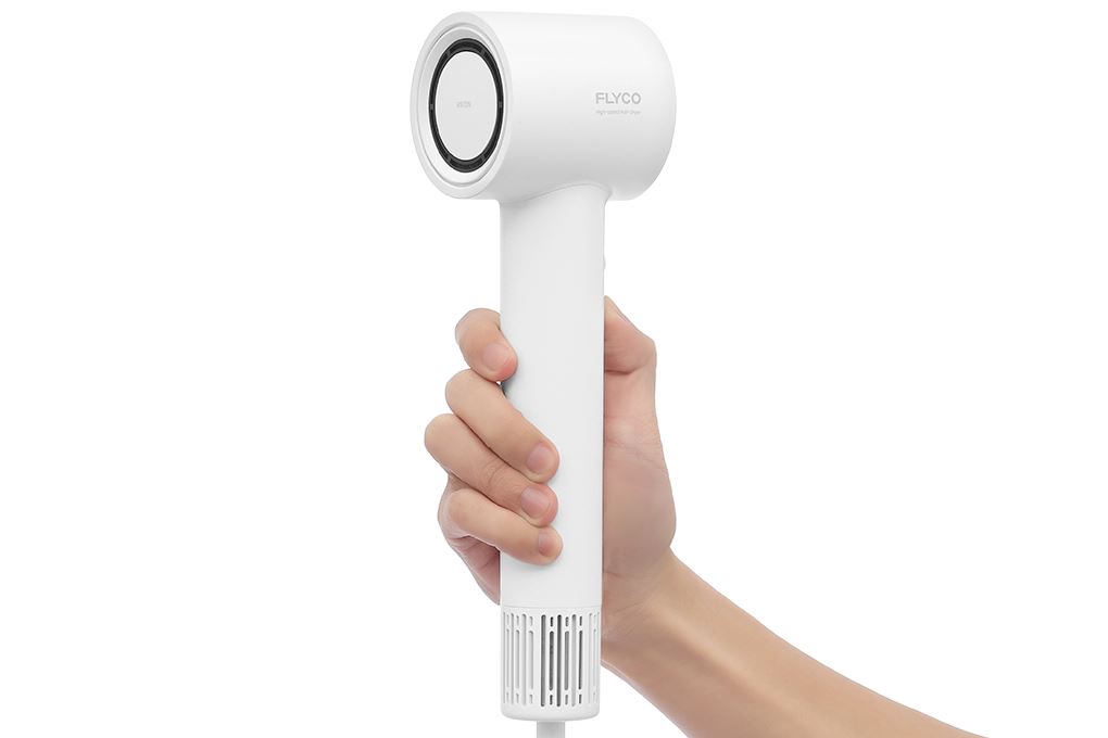 Máy sấy tóc tốc độ cao Flyco FH6370VN Màu Trắng