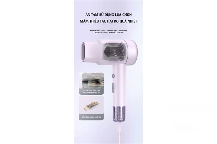Máy sấy tóc Coclear CH6627 Màu Tím