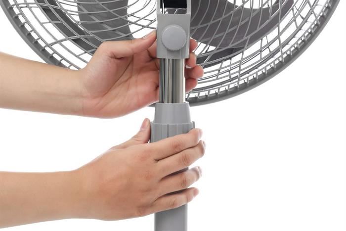 Quạt đứng Asia 6 cánh VY639990 80W Màu Xám