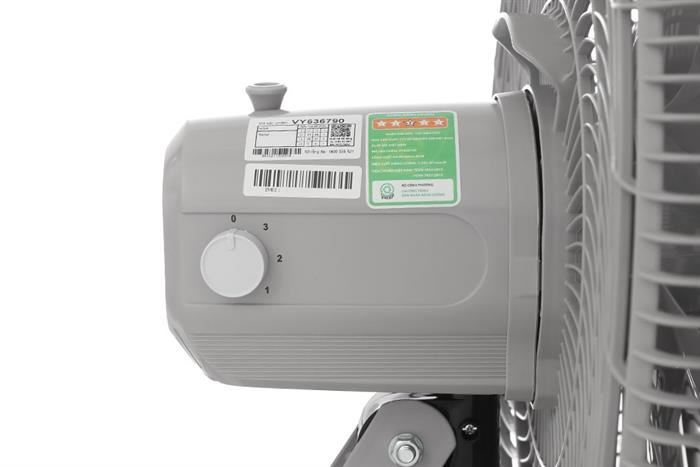 Quạt sàn Asia 6 cánh VY636790 80W Màu Xám