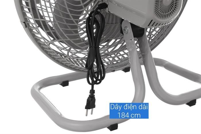 Quạt sàn Asia 6 cánh VY636790 80W Màu Xám