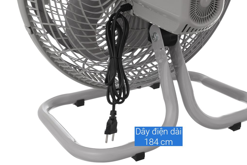 Quạt sàn Asia 6 cánh VY636790 80W Màu Xám