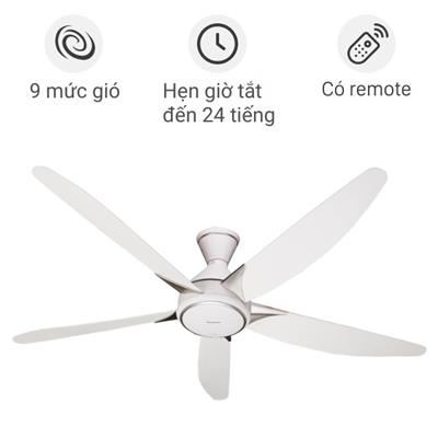 Quạt trần Panasonic 5 cánh F-60GDS-W 40W