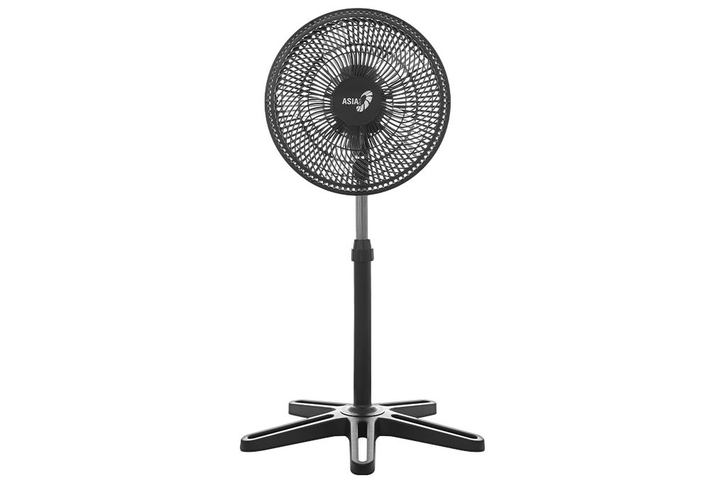 Quạt đứng Asia 5 cánh VY619090 55W Màu Đen