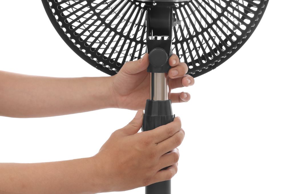 Quạt đứng Asia 5 cánh VY619090 55W Màu Đen