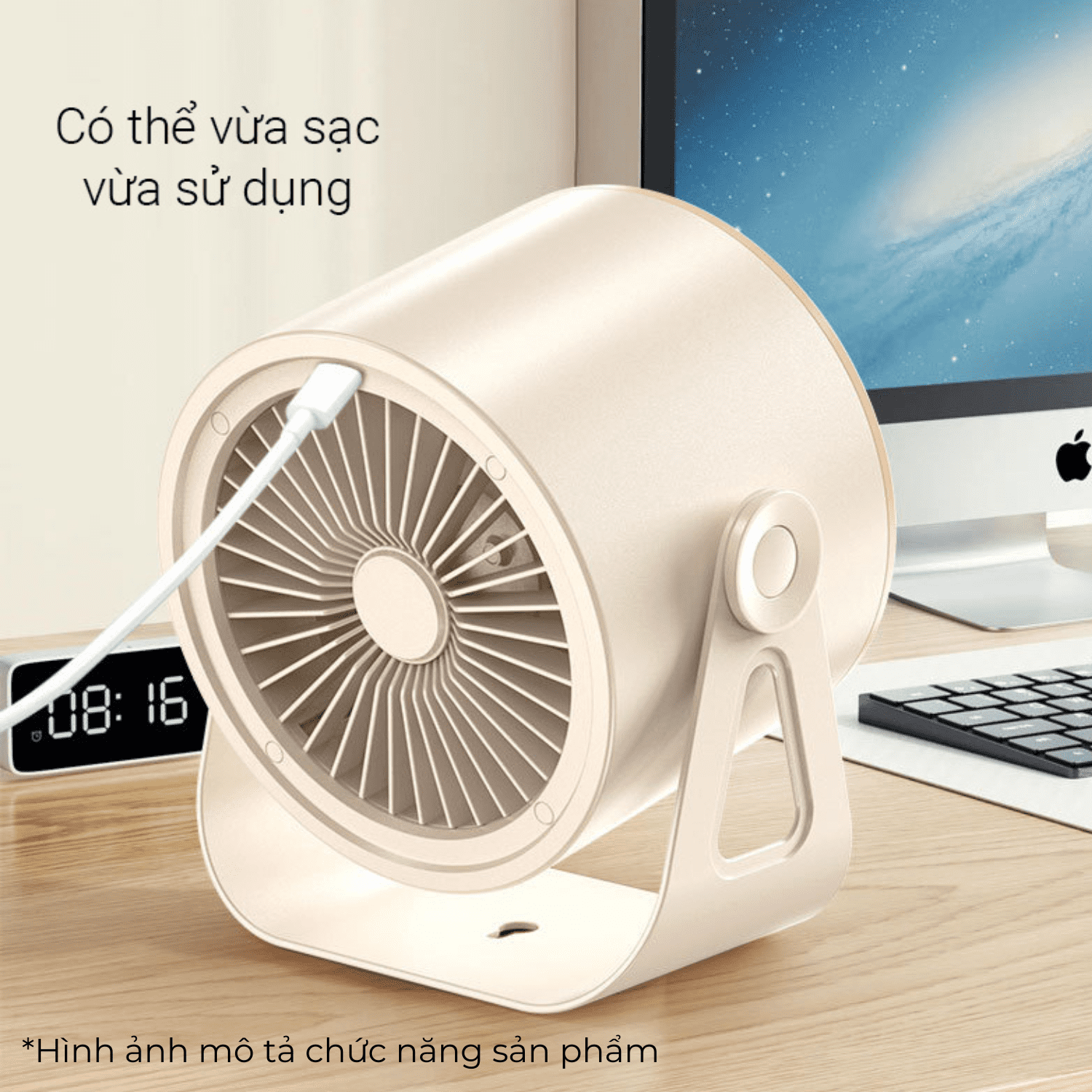 Quạt không cánh Shaw’s X8 4.8W Màu Trắng