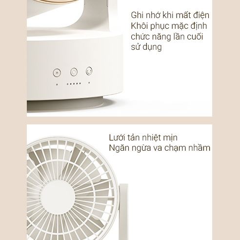 Quạt không cánh Daixin FS-F02 8W Màu Trắng