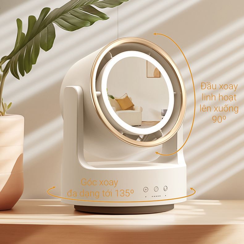 Quạt không cánh Daixin FS-F02 8W Màu Trắng