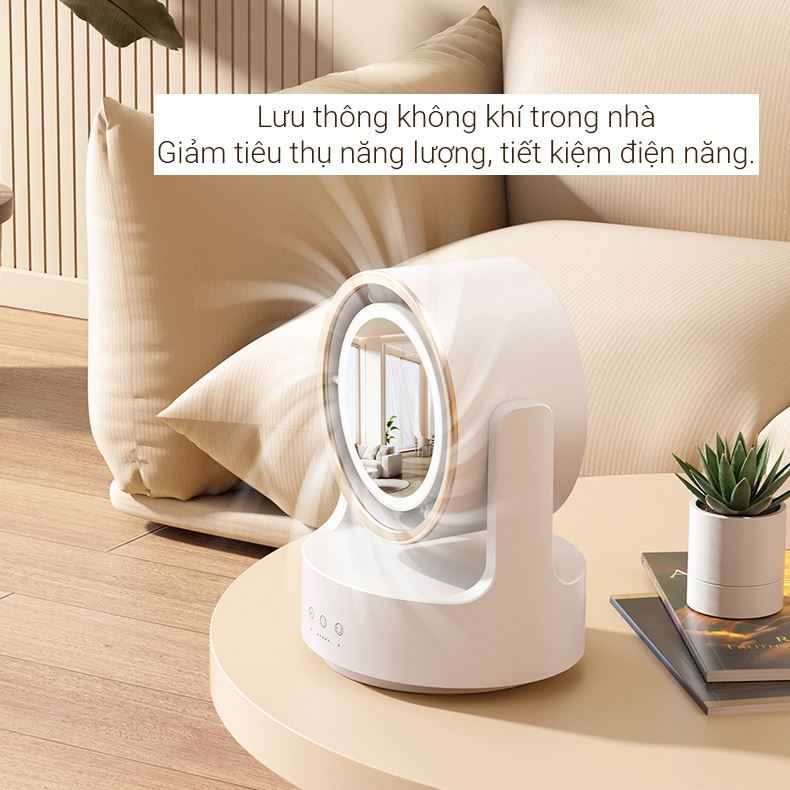 Quạt không cánh Daixin FS-F02 8W Màu Trắng