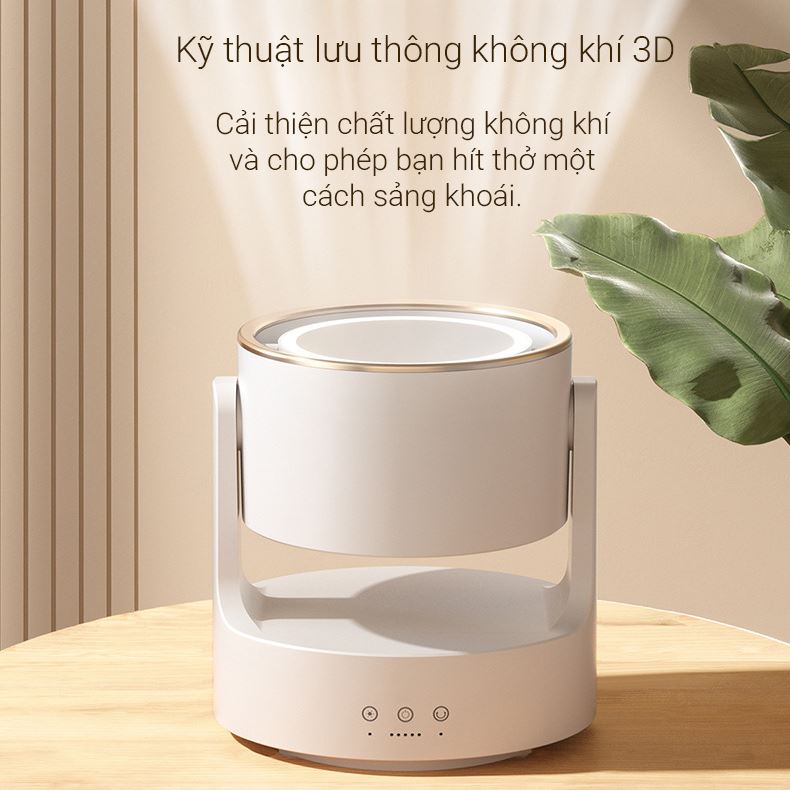 Quạt không cánh Daixin FS-F02 8W Màu Trắng