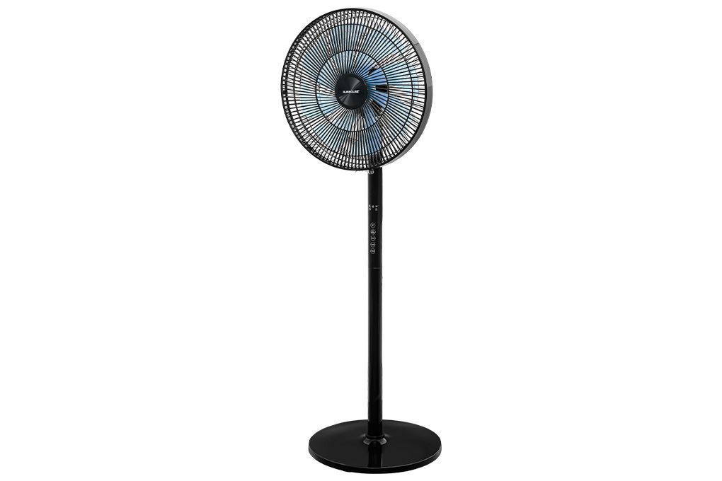 Quạt đứng Sunhouse 8 cánh SHD7346 60W Màu Xanh than