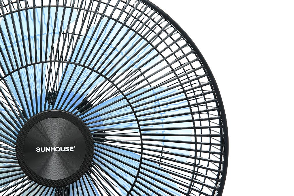 Quạt đứng Sunhouse 8 cánh SHD7346 60W Màu Xanh than