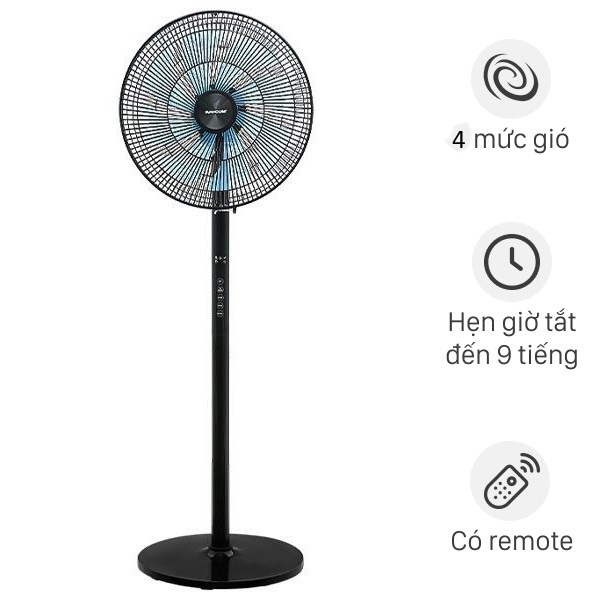 Quạt đứng Sunhouse  8 cánh SHD7346 60W