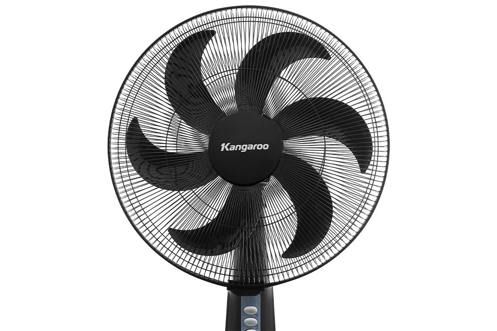Quạt đứng Kangaroo 6 cánh KGEF06SM 90W Màu Đen