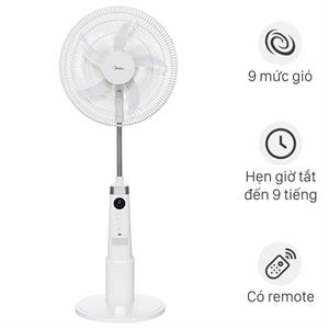 Quạt sạc điện Midea 5 cánh MFS180D0BPW 30W