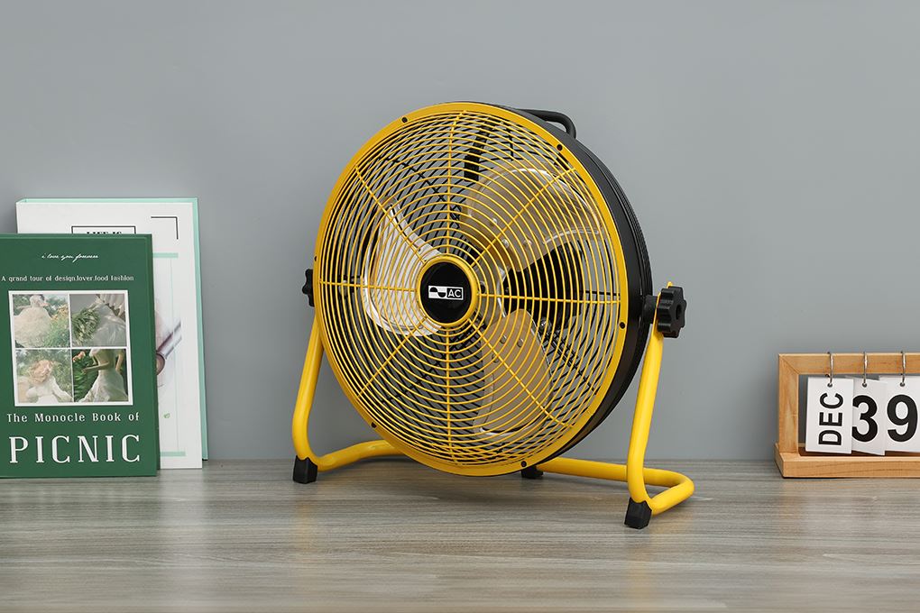 Quạt sạc điện AC 3 cánh ARF01D123 12W Màu Vàng