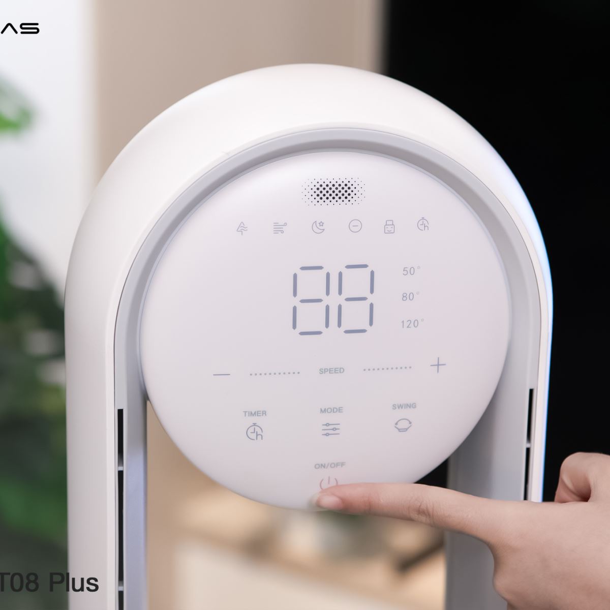 Quạt không cánh LUMIAS T08 PLUS 38W Màu Trắng