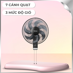 Quạt treo tường Midea 7 cánh FW40-23M 50W