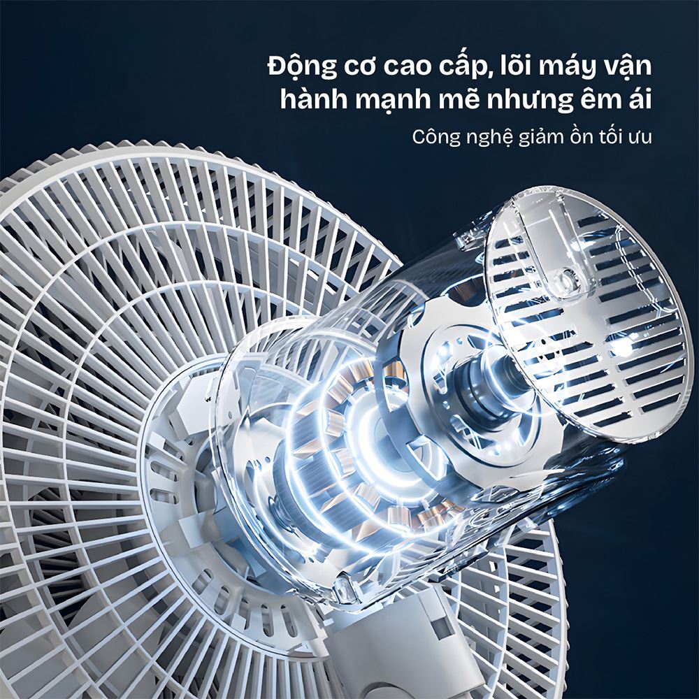 Quạt đứng FUJIHOME 7 cánh SF3001 40 - 60W Màu Trắng