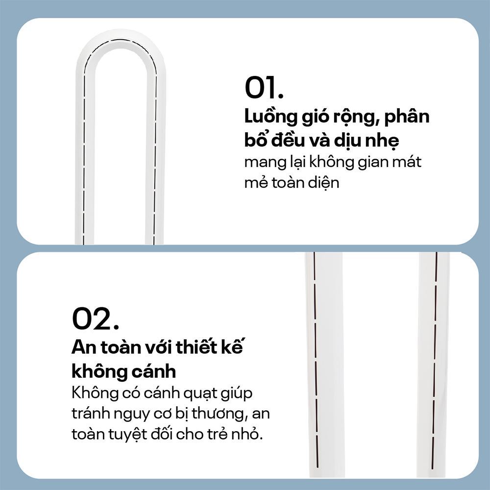 Quạt không cánh FUJIHOME BF22-HEPA 30W Màu Trắng