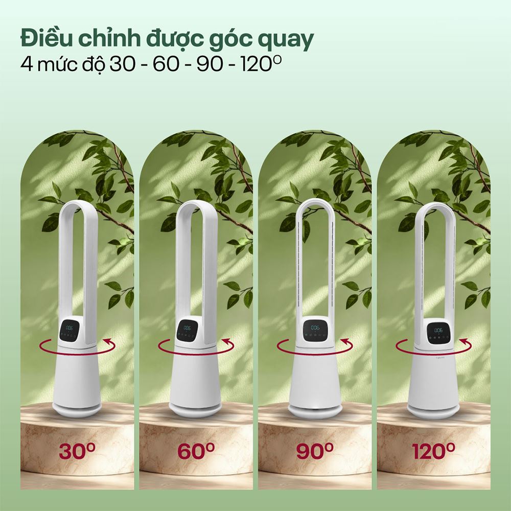 Quạt không cánh FUJIHOME BF065-W 35W Màu Trắng