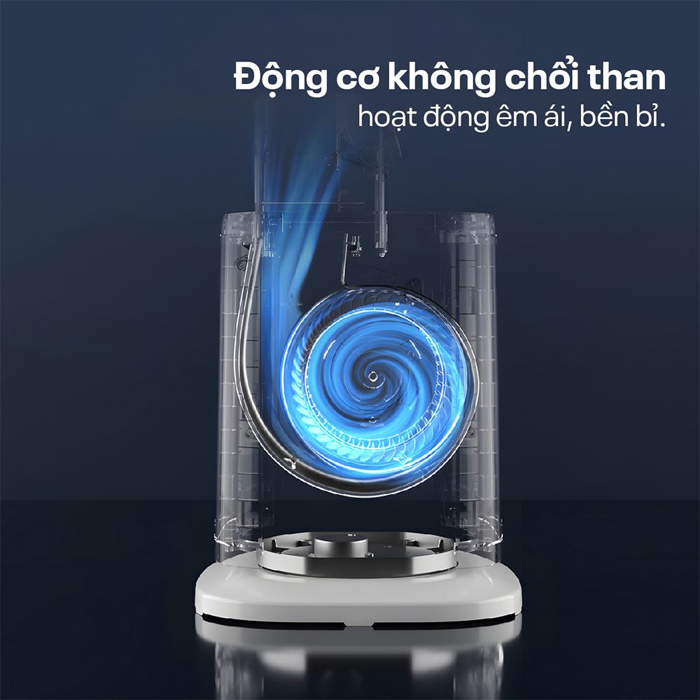 Quạt không cánh FUJIHOME BF-05R-HEPA 65W Màu Trắng