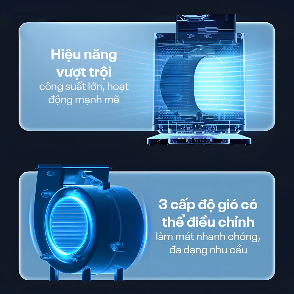 Quạt không cánh FUJIHOME BF-05R-HEPA 65W Màu Trắng