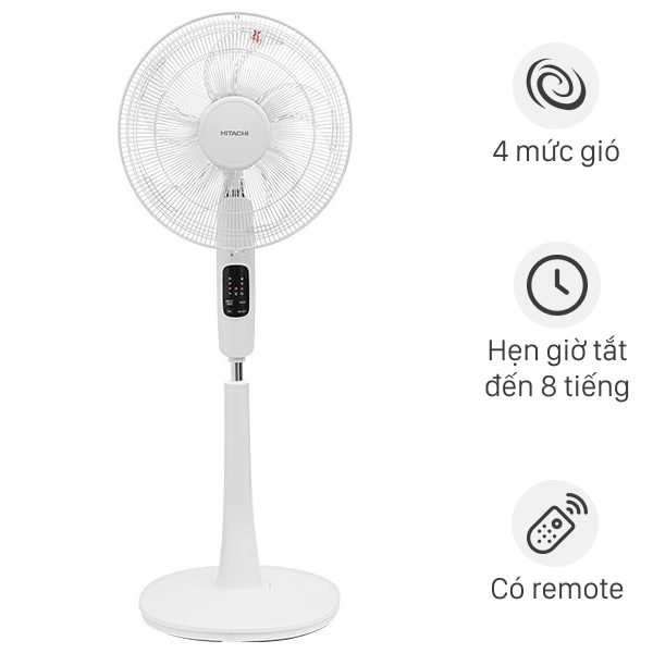 Quạt đứng Hitachi  5 cánh LF-A6RCWN 55W