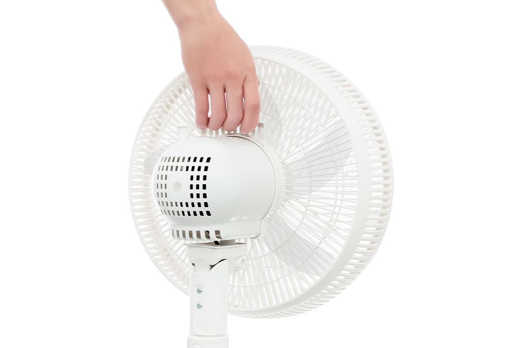 Quạt sạc điện Sunhouse 5 cánh SHD7221 15W Màu Trắng