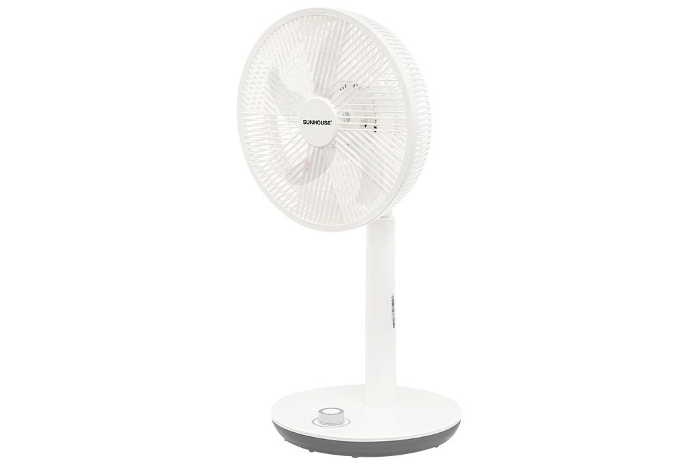 Quạt sạc điện Sunhouse 5 cánh SHD7221 15W Màu Trắng