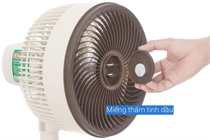 Quạt tuần hoàn Sharp 3 cánh PJ-CD227V-W 24W Màu Màu be