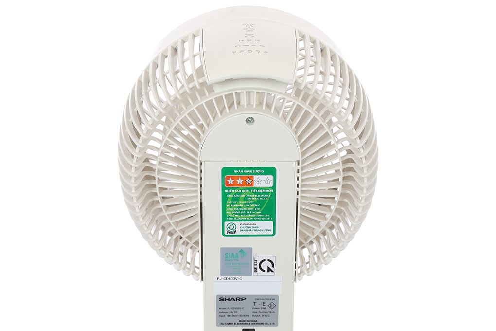 Quạt tuần hoàn Sharp 3 cánh PJ-CD603V-C 24W - 10