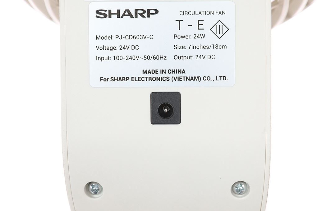 Quạt tuần hoàn Sharp 3 cánh PJ-CD603V-C 24W - 11