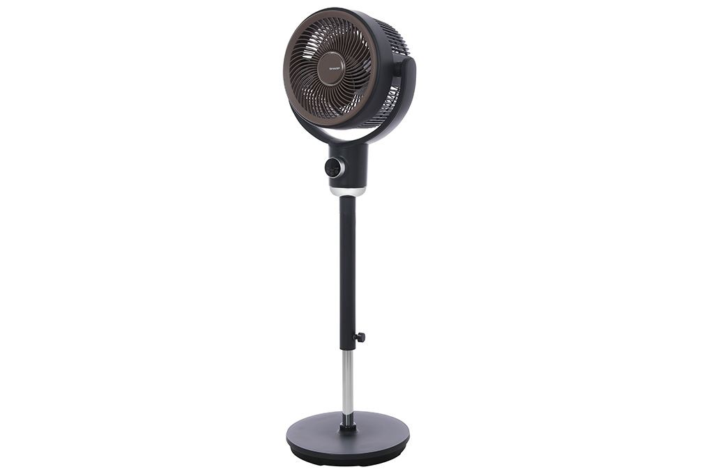 Quạt tuần hoàn Sharp 3 cánh PJ-CD433V-H 20W Màu Đen - Xám