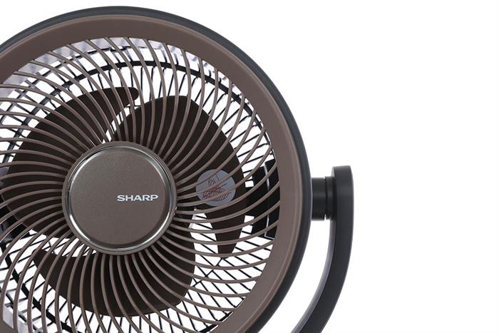 Quạt tuần hoàn Sharp 3 cánh PJ-CD433V-H 20W Màu Đen - Xám