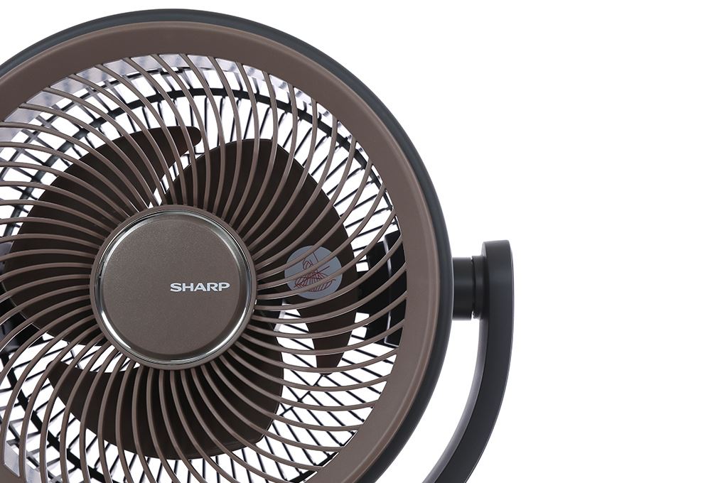 Quạt tuần hoàn Sharp 3 cánh PJ-CD433V-H 20W Màu Đen - Xám