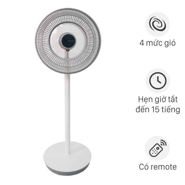Quạt tuần hoàn Sharp  9 cánh PJ-CD404V-W 24W
